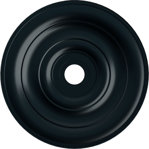 Ekena Millwork Jefferson Ceiling Medallion (Fits Canopies up to 5"), 26 1/2"OD x 3 5/8"ID x 1 1/2"P, Night Shade CM26JENSF - main